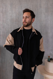 Casaca Bomber Bangkok  - Beige Bicolor