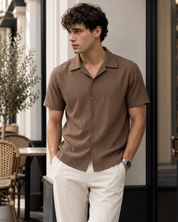 Camisa Cairo - Marrón