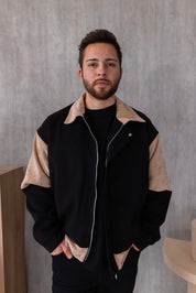 Casaca Bomber Bangkok  - Beige Bicolor