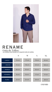 Camisa Oxford - Azul Navy