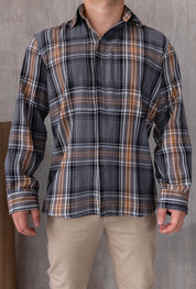 Camisa Portland - Gris Estampado