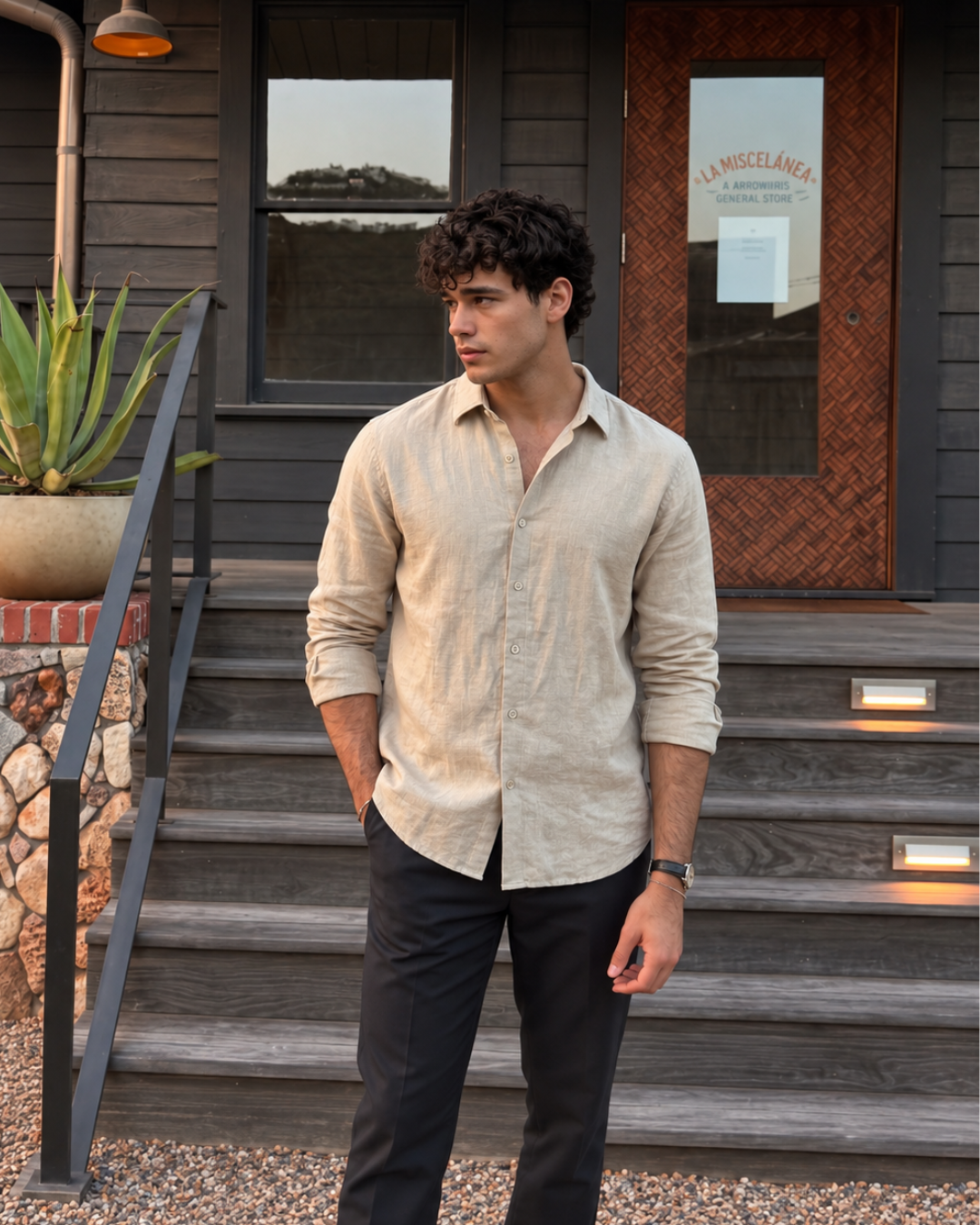 Camisa Apolo - Beige