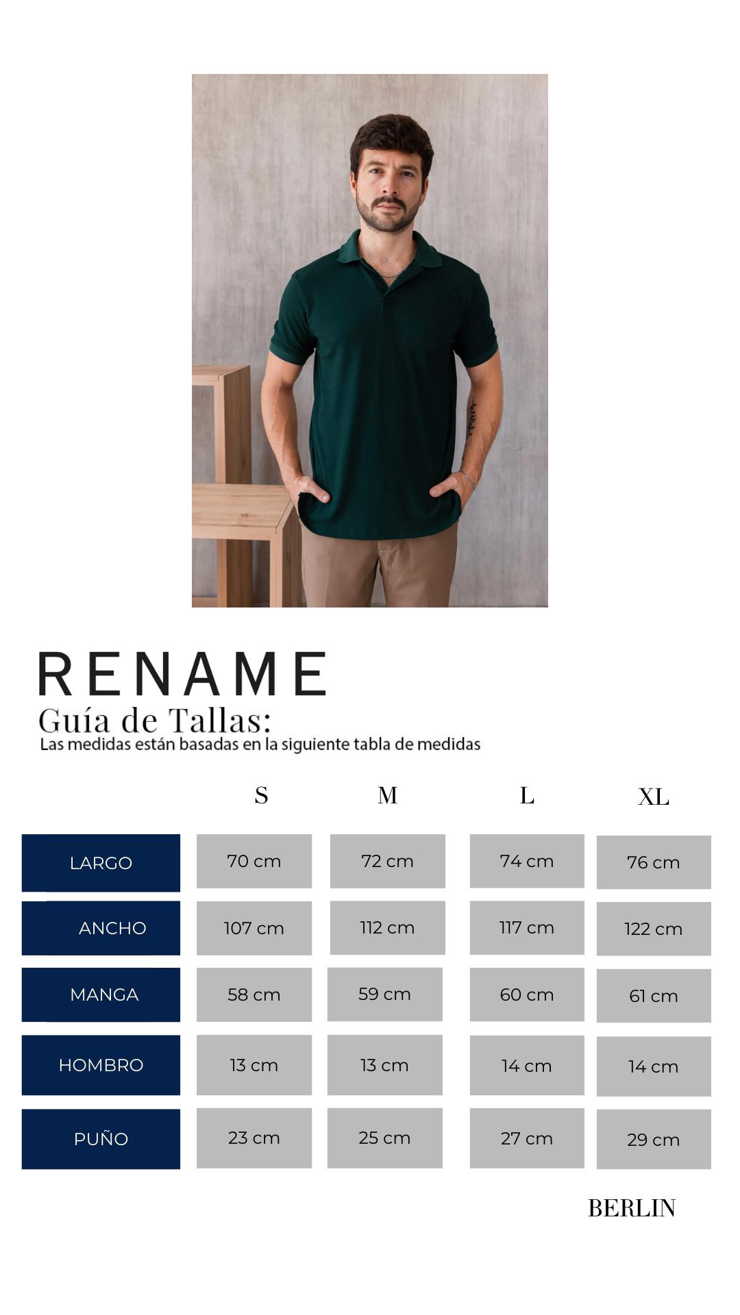 Polo Berlín - Verde Botella