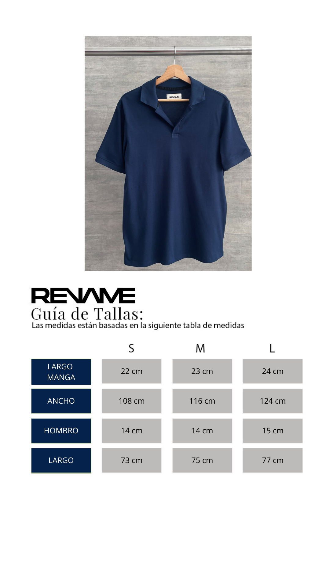 POLO LÍBANO - BLUE NAVY