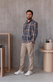 Camisa Portland - Gris Estampado