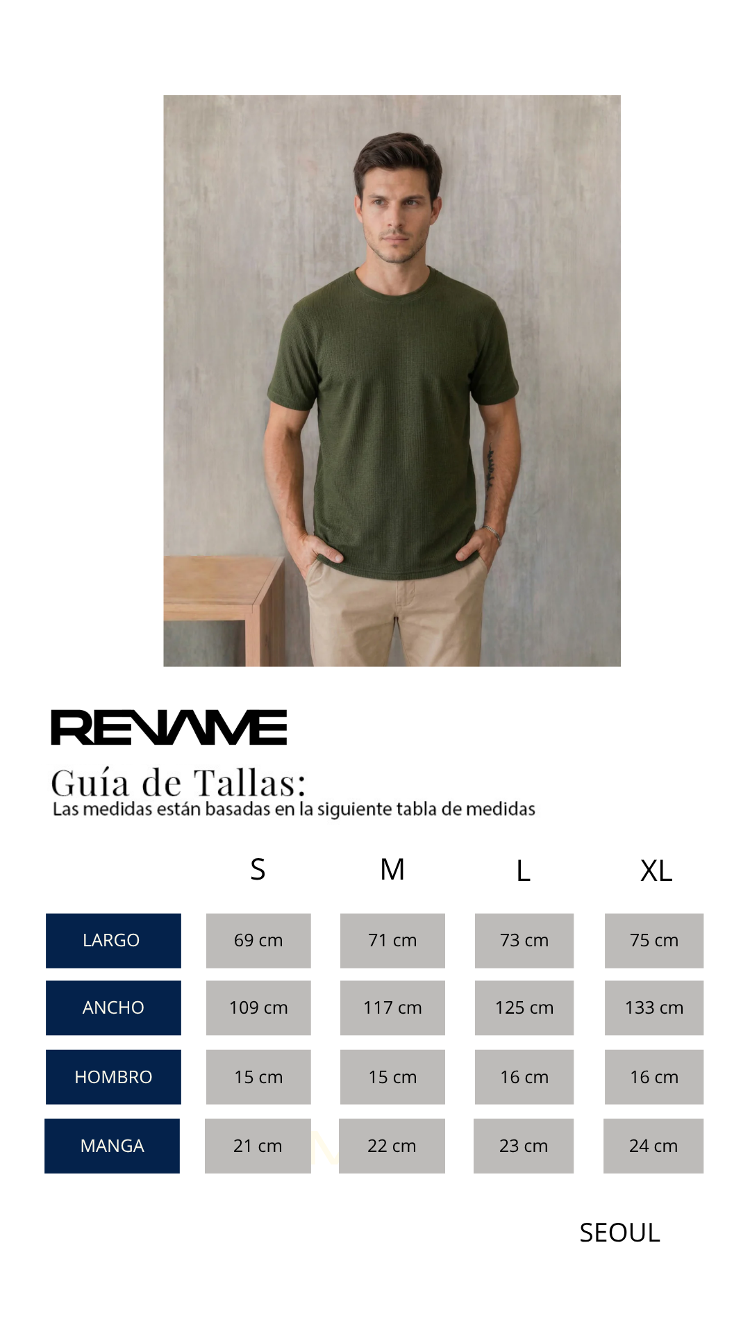 Polo Seoul - Verde Militar