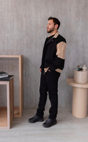 Casaca Bomber Bangkok  - Beige Bicolor