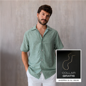 Camisa Cairo - Verde Pistacho