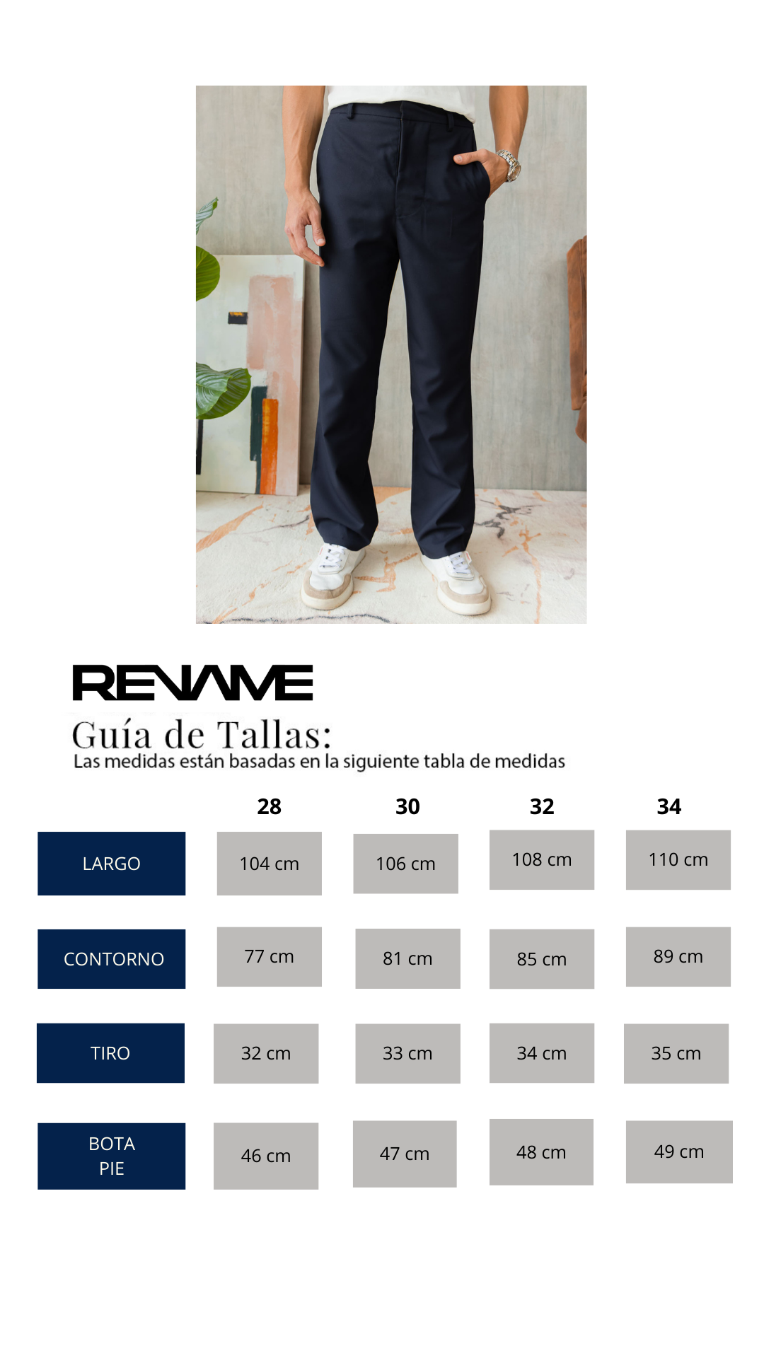 Marcelo Pants - Blue Navy