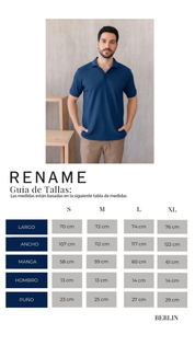 Polo Berlín - Azul Acero