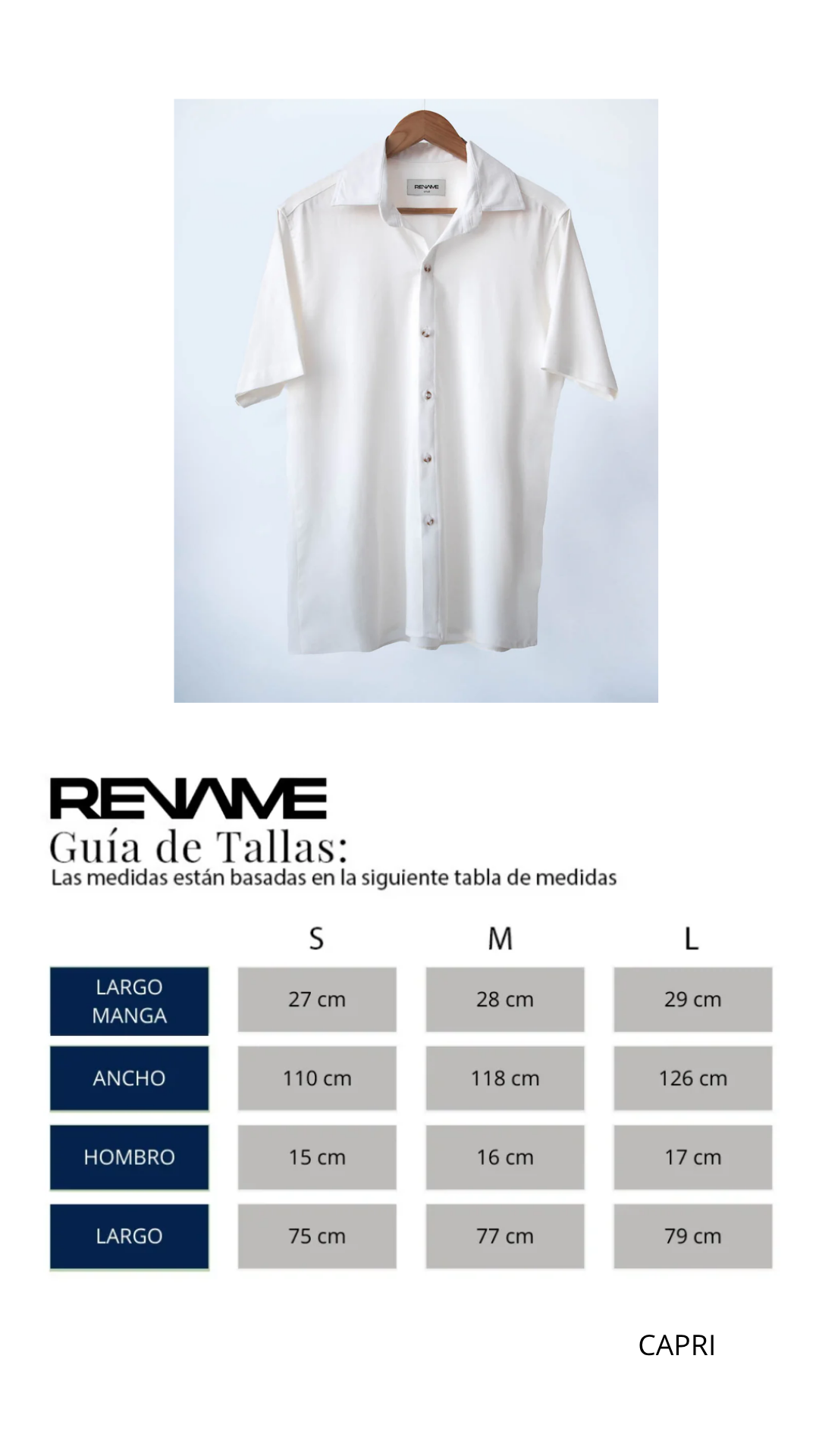 Camisa Capri - Blanco
