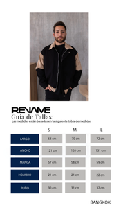 Casaca Bomber Bangkok  - Beige Bicolor