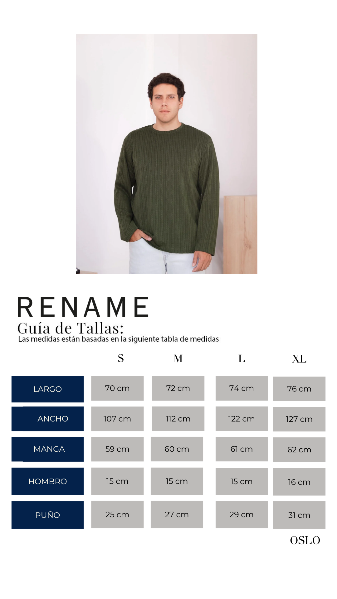 Polo Oslo - Verde Militar