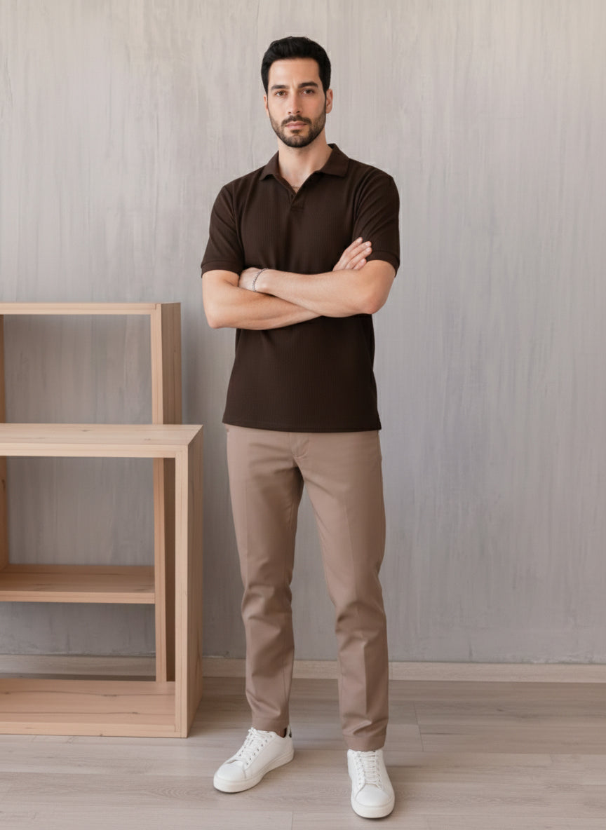 Polo Berlín - Marrón