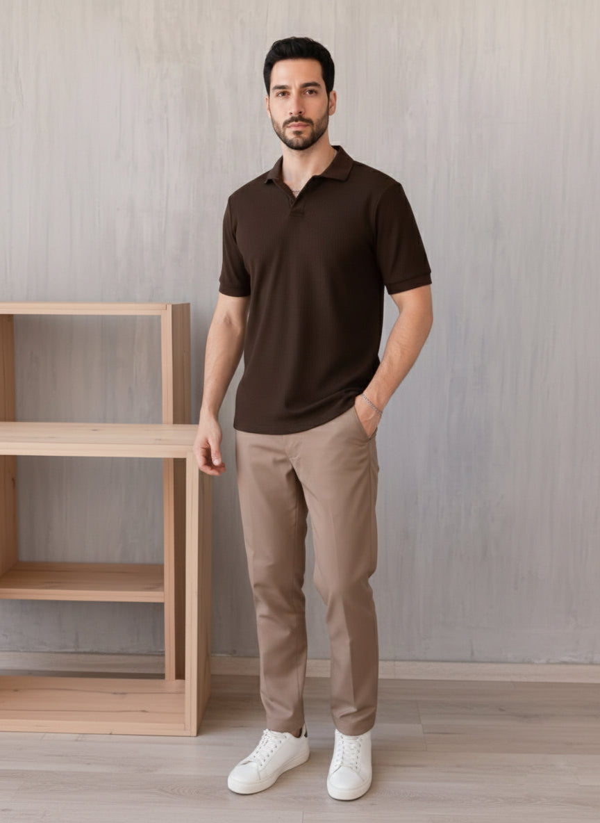 Polo Berlín - Marrón