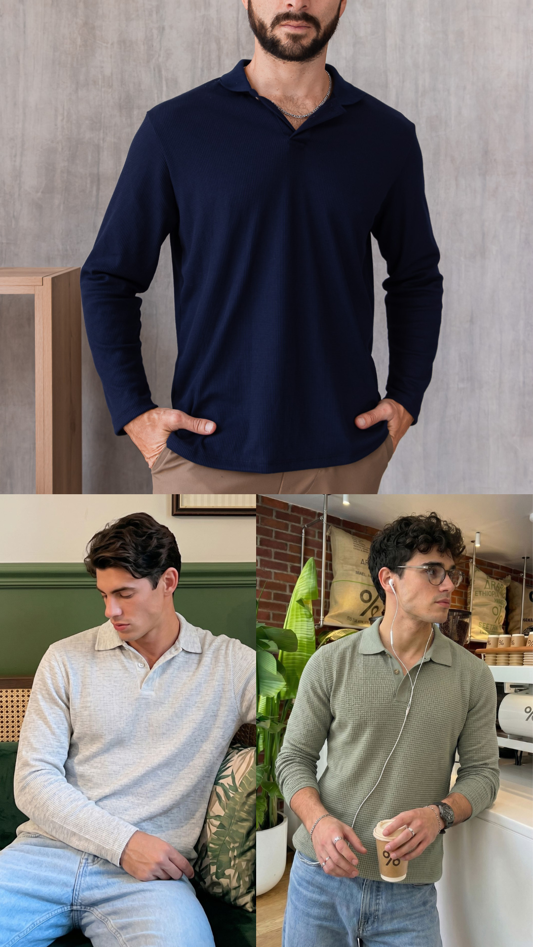 PACK POLO BARCELONA x3 unid.