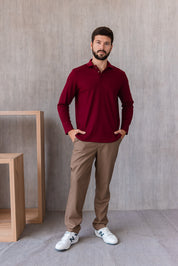 Polo Barcelona - Guinda