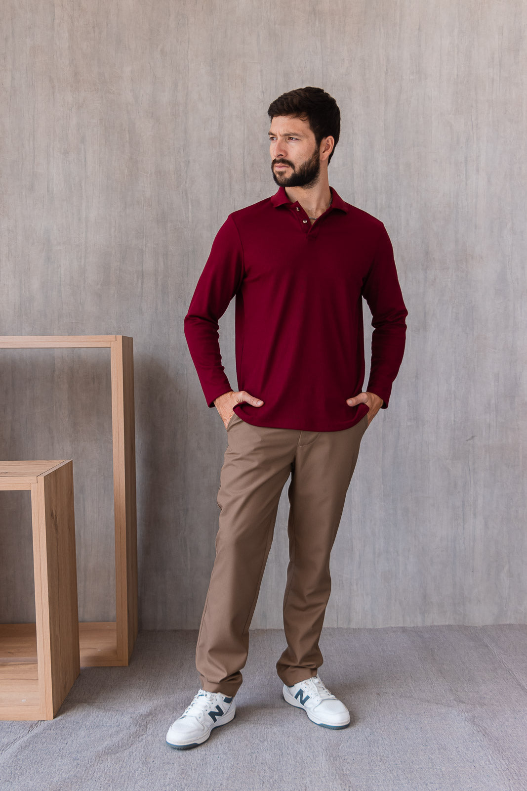 Polo Barcelona - Guinda
