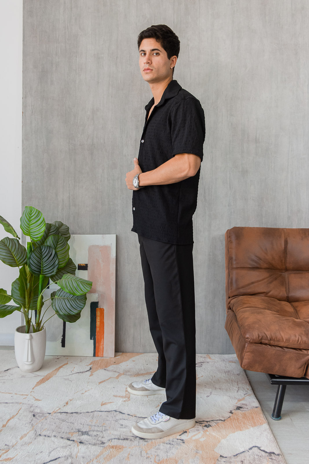 CAMISA CAPRI - Negro