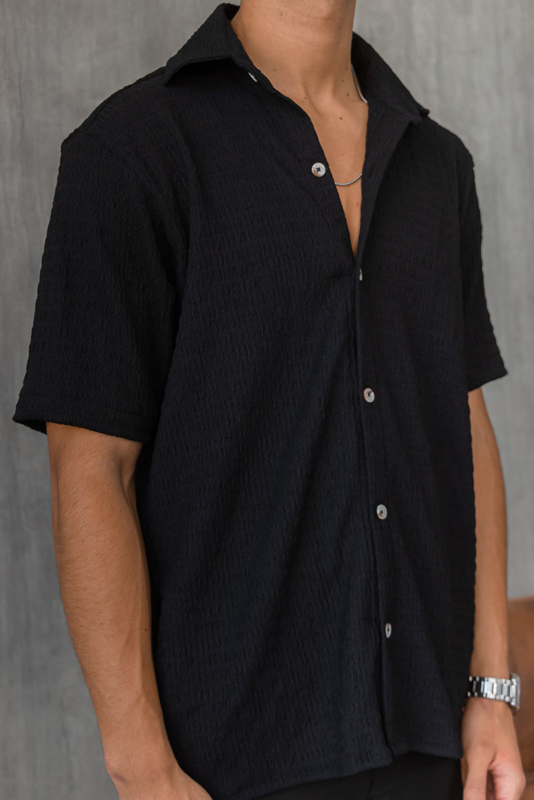 CAMISA CAPRI - Negro