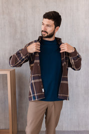 Camisa Berna - Marrón Cuadros
