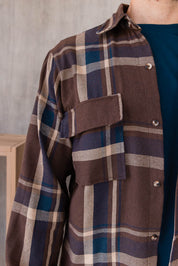 Camisa Berna - Marrón Cuadros
