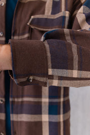 Camisa Berna - Marrón Cuadros