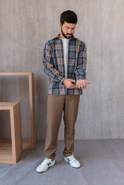 Camisa Toronto - Plomo Cuadros