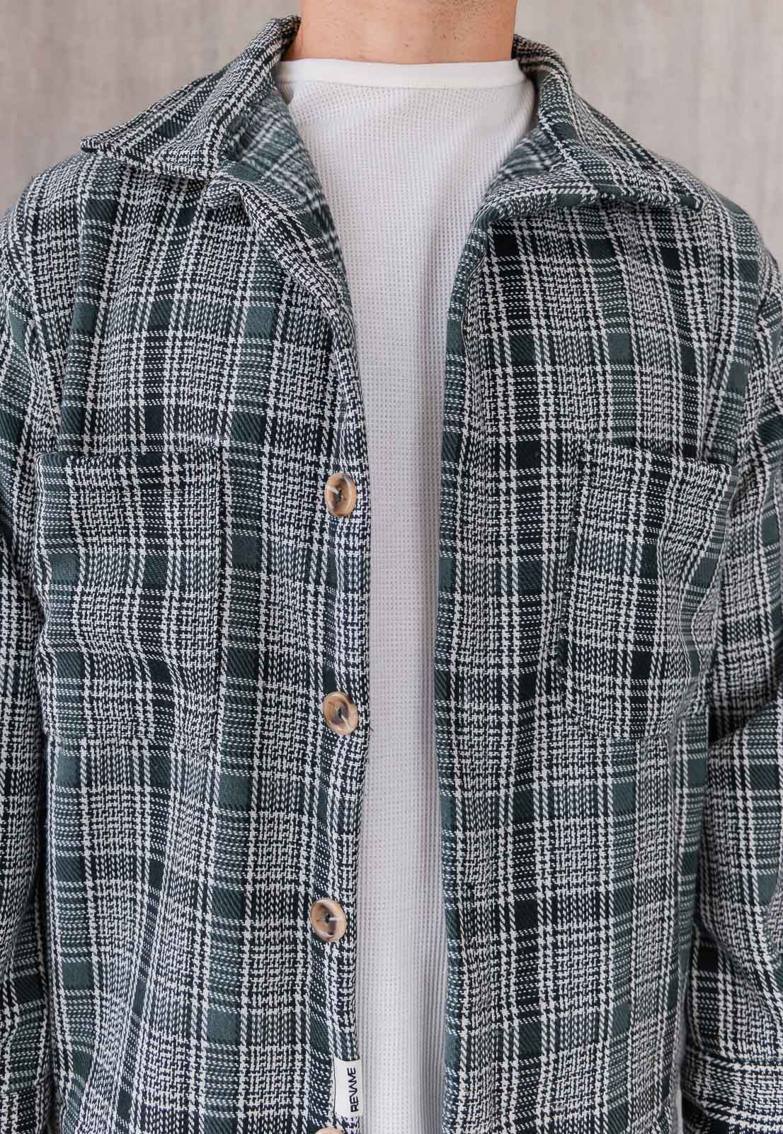 Overcoat Bélgica - Verde Botella Cuadros