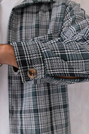 Overcoat Bélgica - Verde Botella Cuadros