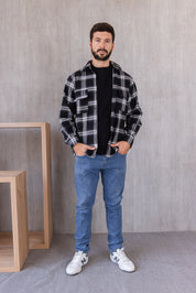 Overcoat Berna - Negro Cuadros