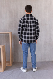 Overcoat Berna - Negro Cuadros