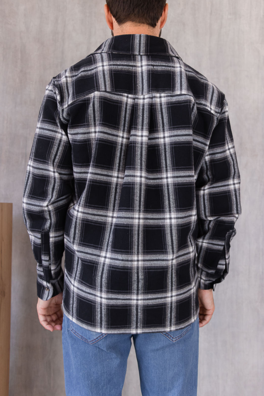 Overcoat Berna - Negro Cuadros