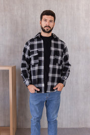Overcoat Berna - Negro Cuadros