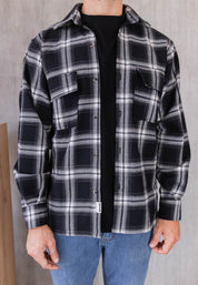 Overcoat Berna - Negro Cuadros