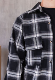 Overcoat Berna - Negro Cuadros