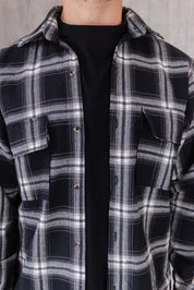 Overcoat Berna - Negro Cuadros