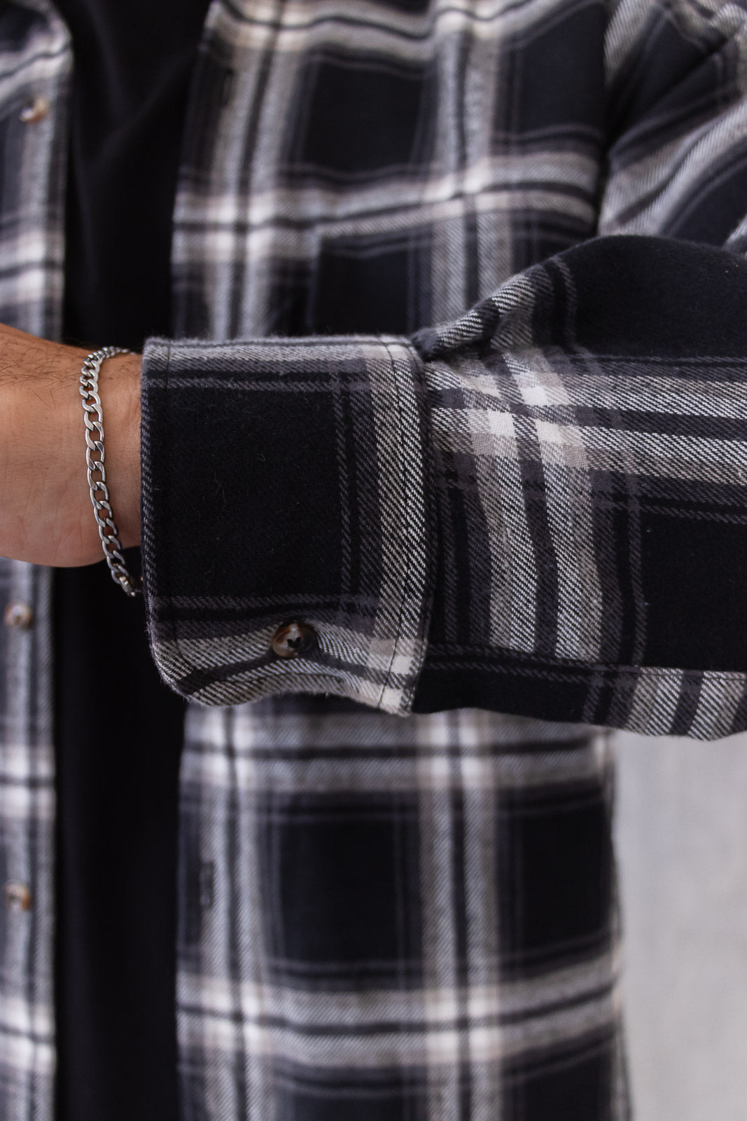 Overcoat Berna - Negro Cuadros