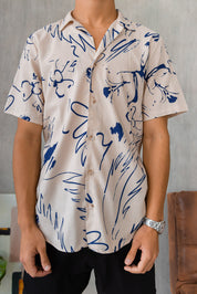 Amalfi Shirt - Estampado Nude