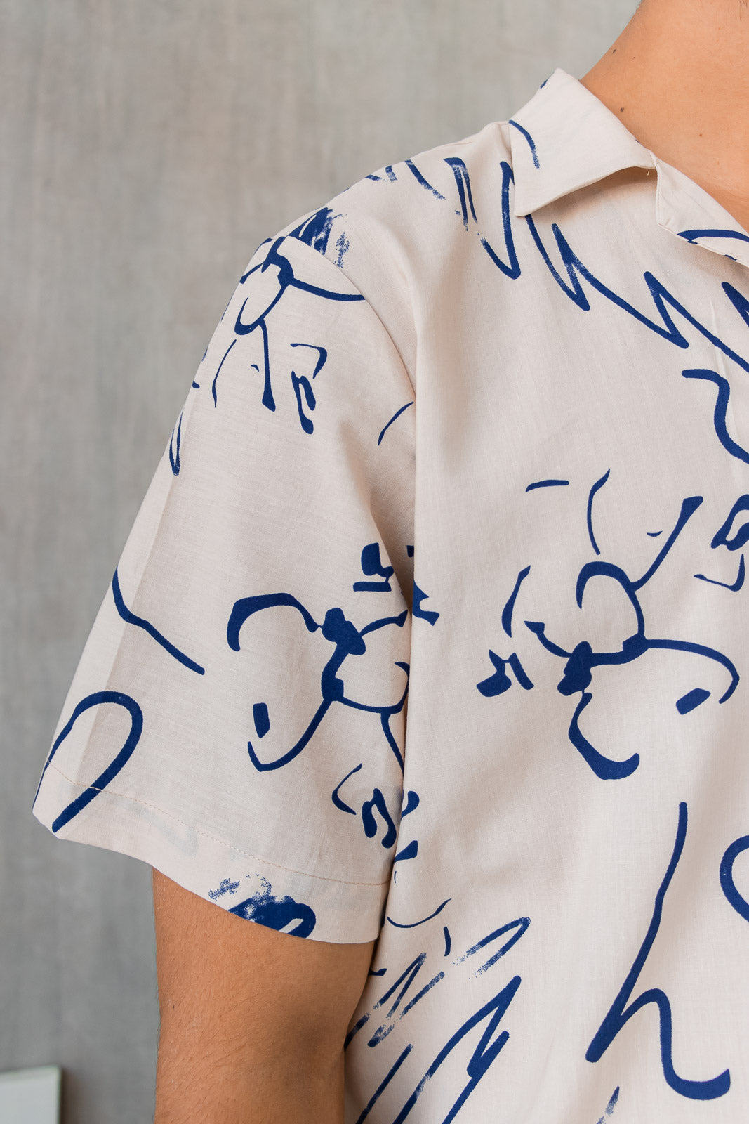 Amalfi Shirt - Estampado Nude