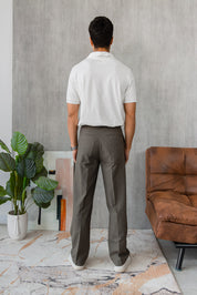 London Pants - Verde Grisáceo