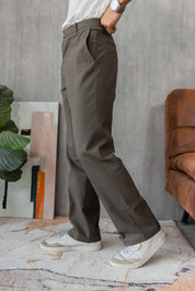 London Pants - Verde Grisáceo