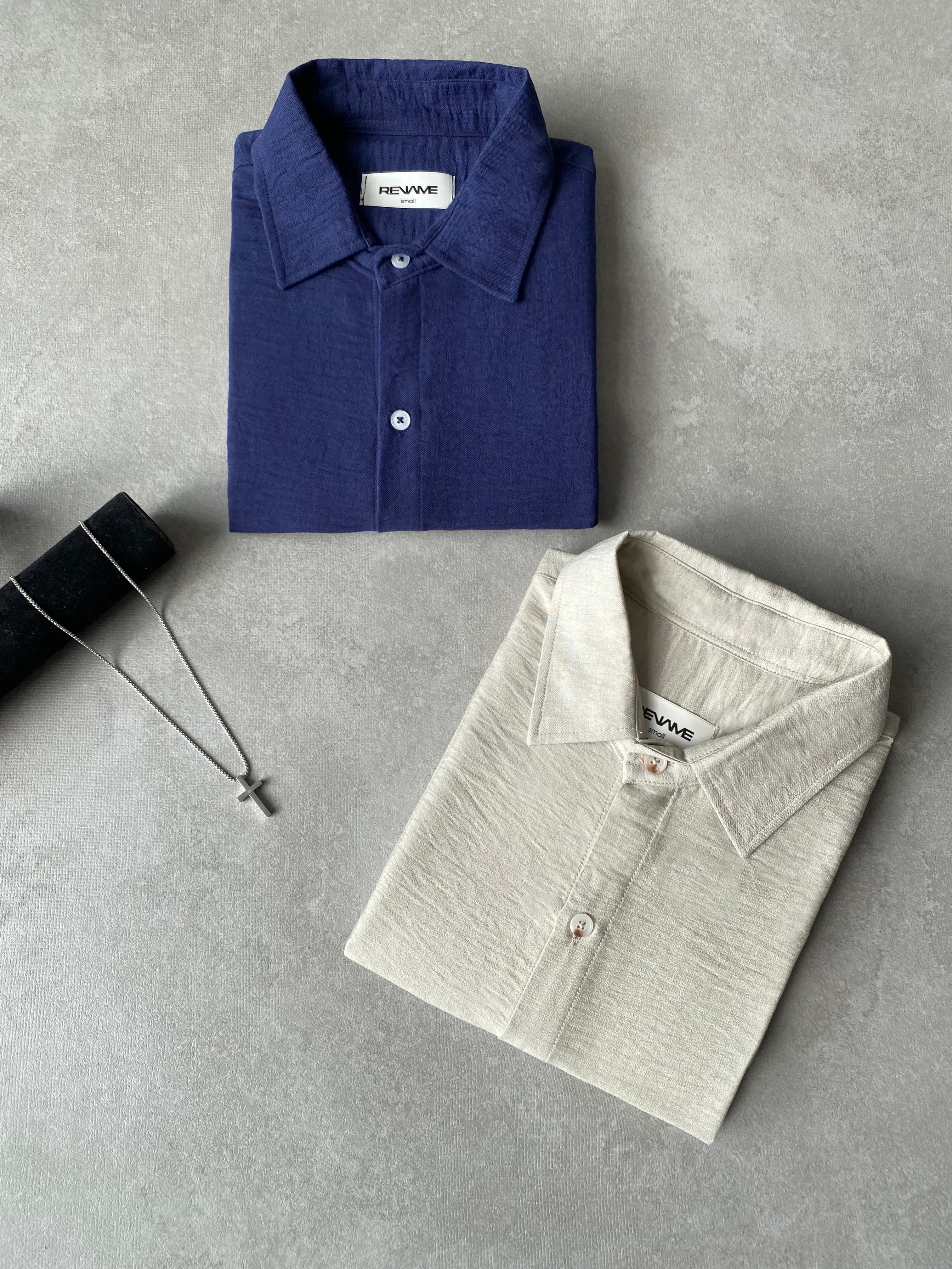 PACK CAMISAS OXFORD x2 unid. + COLLAR GRATIS