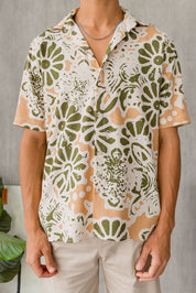 Camisa Capri - Nude Botánico
