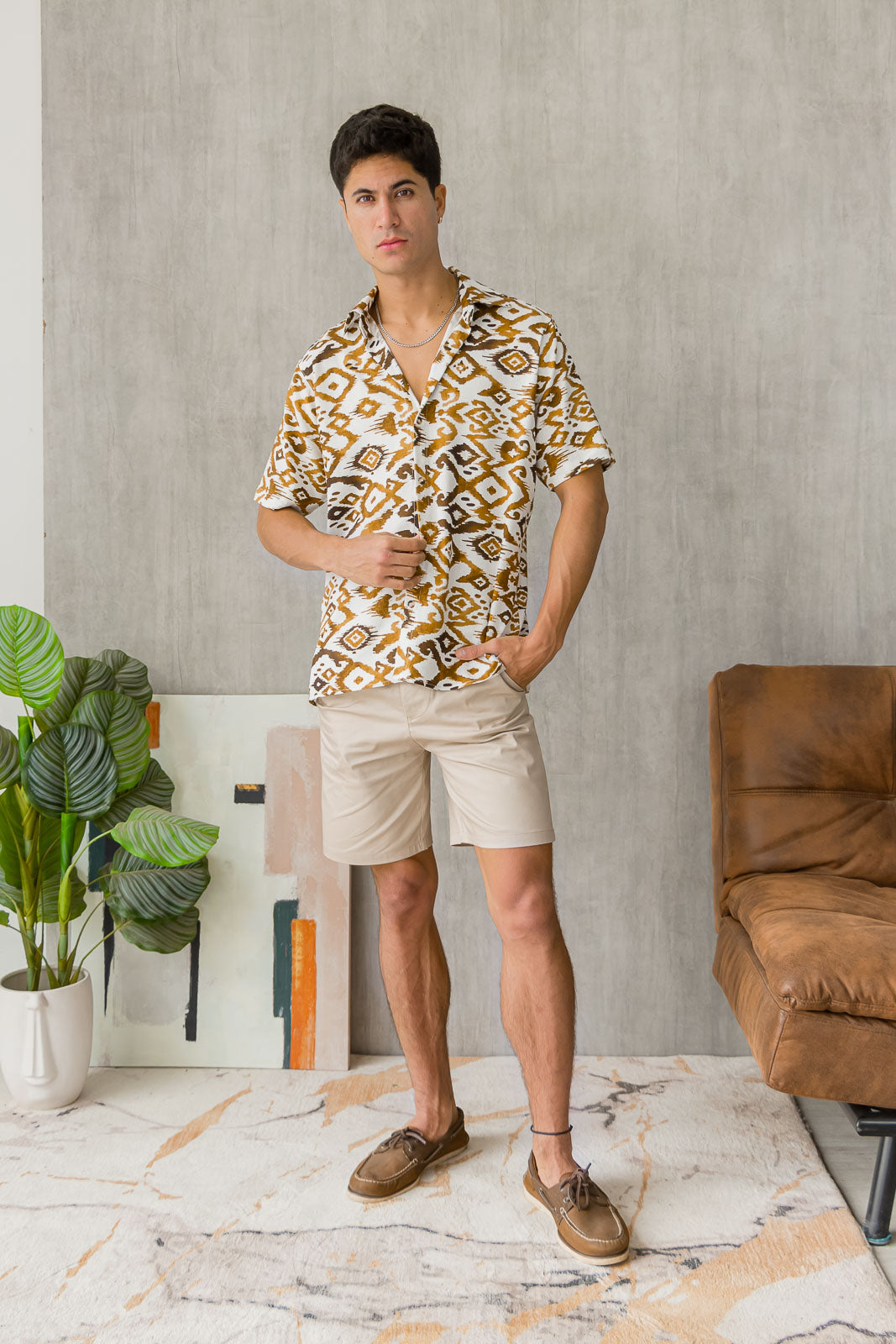Camisa Capri - Blanco Tribal
