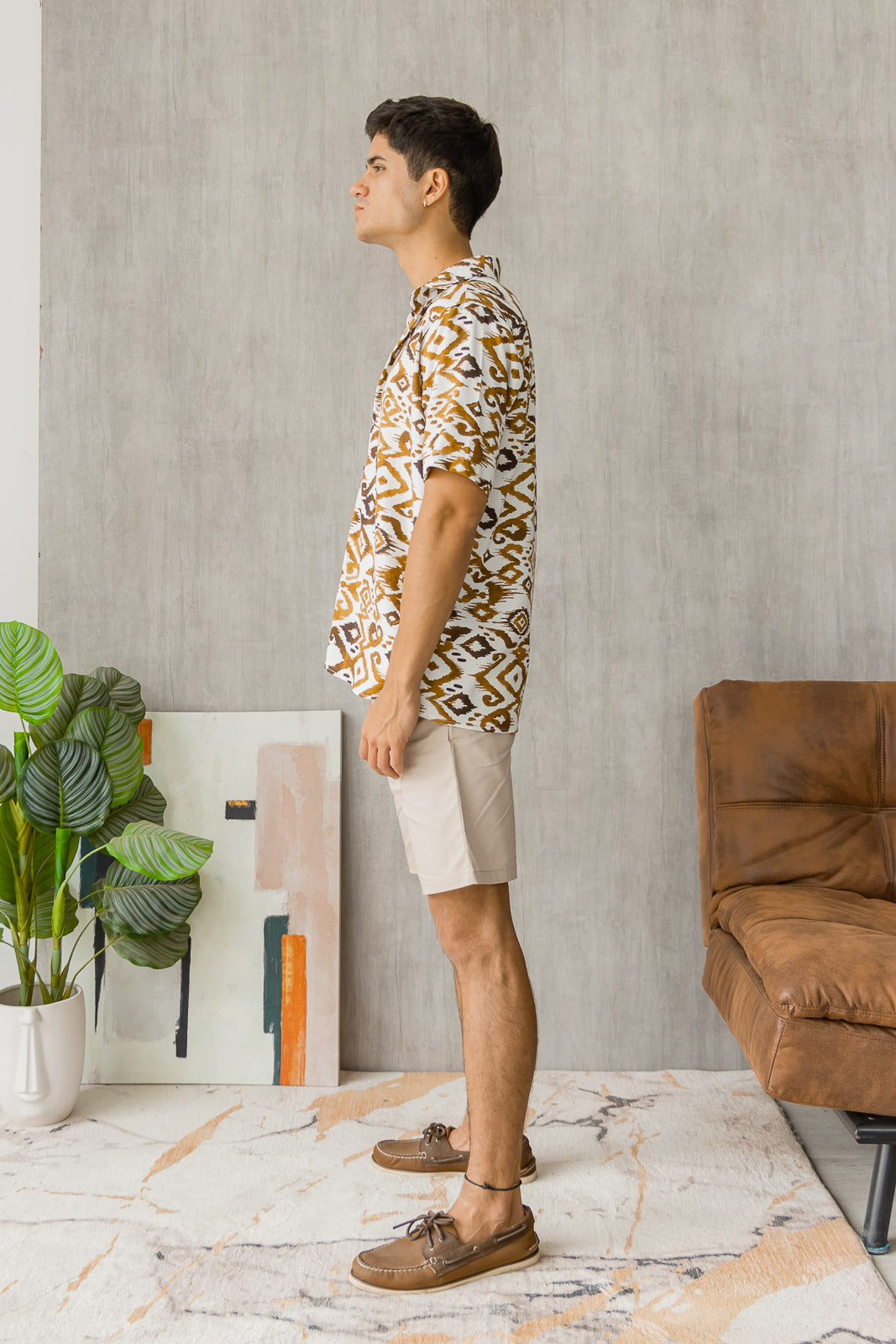 Camisa Capri - Blanco Tribal