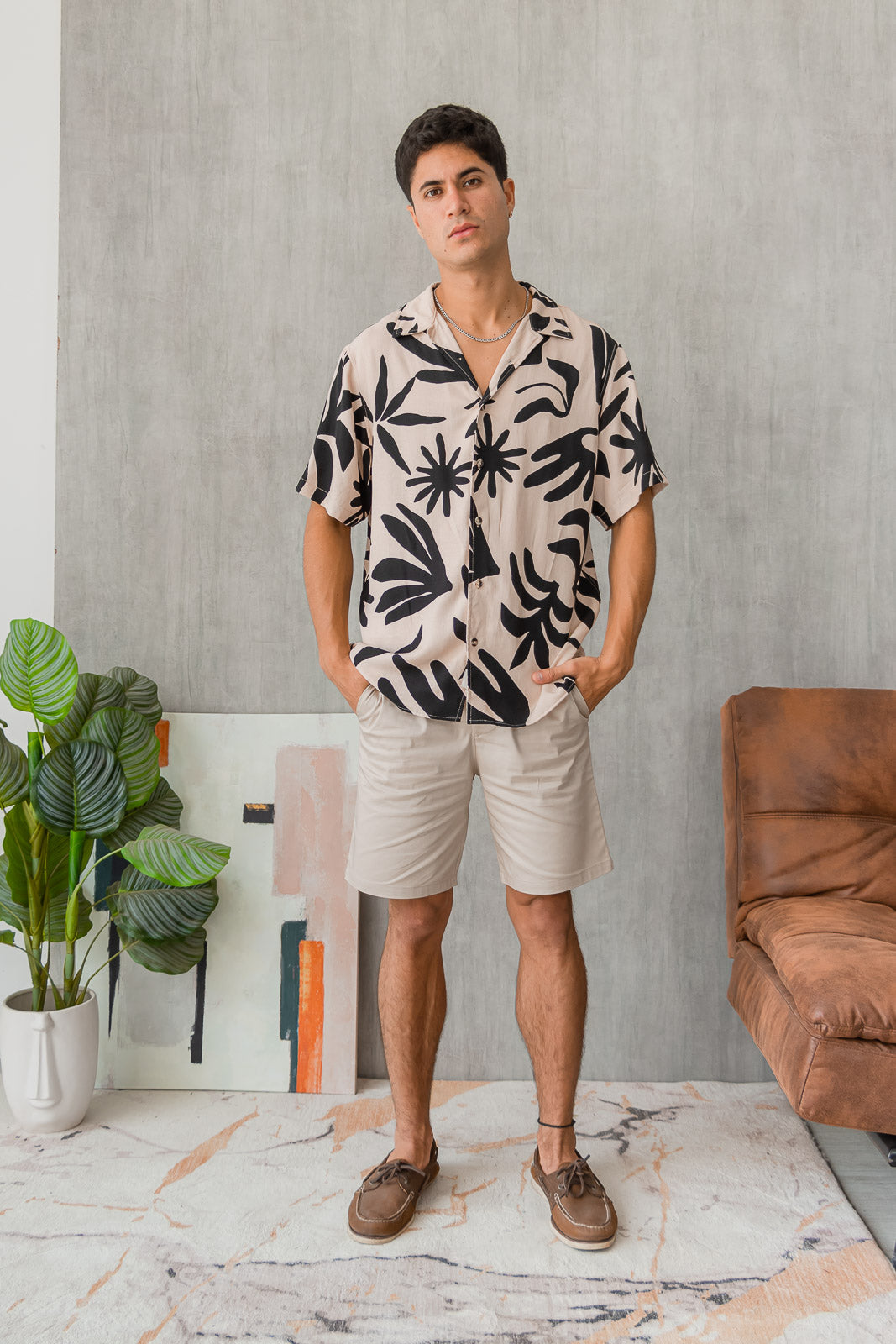 Camisa Barú - Nude Oasis