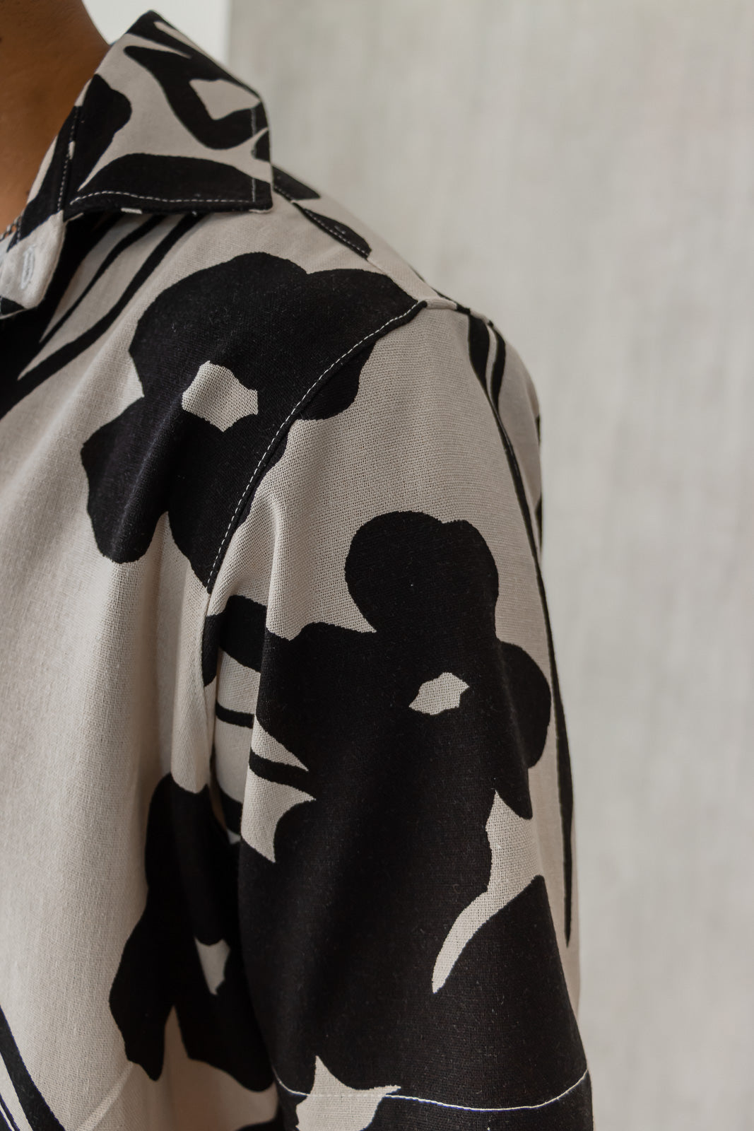Camisa Capri - Nude Estampado