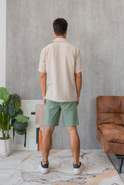 Camisa Capri - Beige Clásico + COLLAR GRATIS