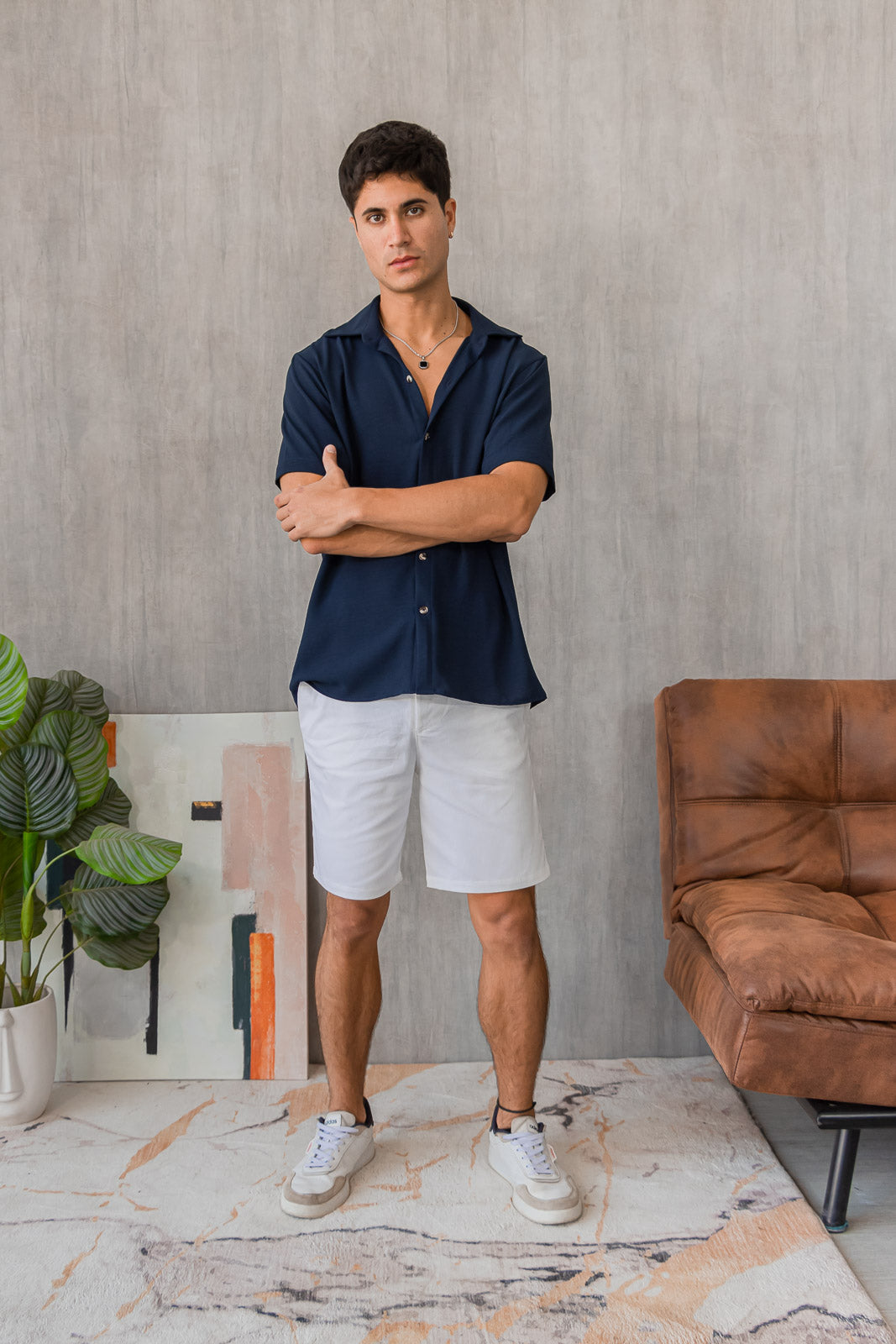 Camisa Capri - Azul Navy